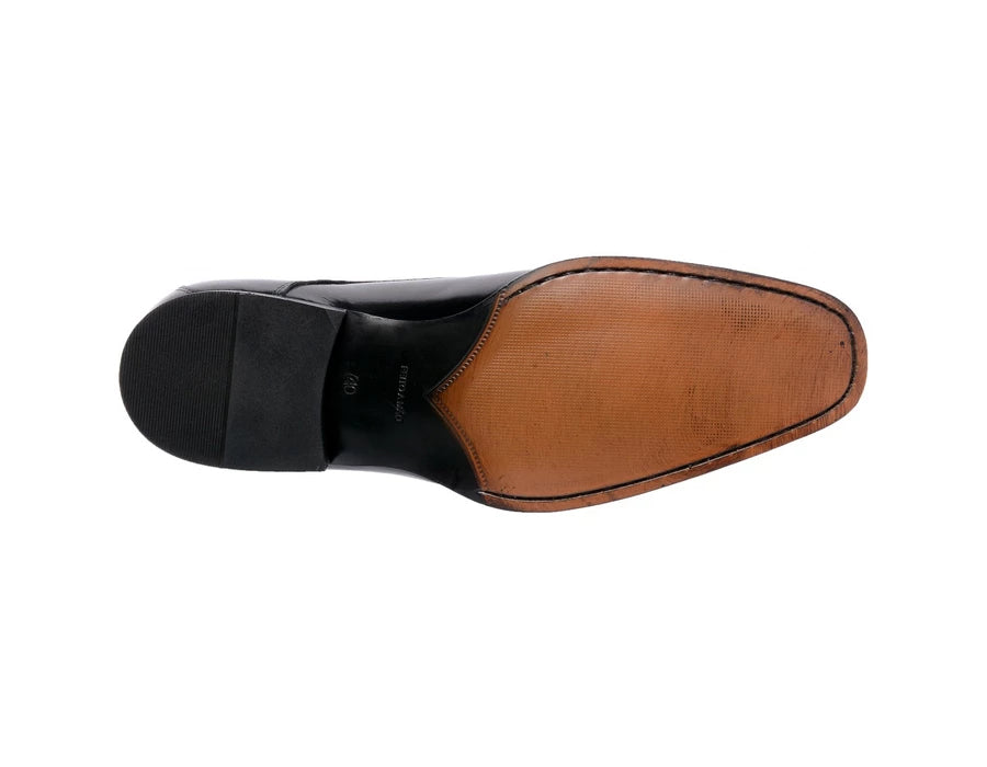 Sapato Social Oxford Cromo Argentino Preto 23121