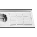 Pia Inox Ghel Plus 1.60 Cuba Oval - 30631