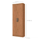 Roupeiro Multiuso Henn Margarida 2 Pts - D110-94