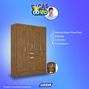 Roupeiro Moval Rubi 6 Pts 2 Gvs - 133.843331.4 - PC / 2