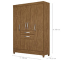 Roupeiro Moval Rubi 6 Pts 2 Gvs - 133.843331.4 - PC / 2