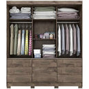 Roupeiro Panan Luiza 100  Mdf 3pts 7 Gvs - 40010055-0126 - PC / 4