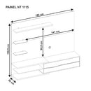 Painel Suspenso Notavel Nt 1115 1 Pt - Nt1115-250 - PC / 2