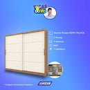 Roupeiro Henn Palace 4 Gvs 2 Pts Deslizantes  - D237-106 - PC / 5