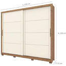 Roupeiro Henn Palace 4 Gvs 2 Pts Deslizantes  - D237-106 - PC / 5