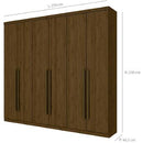 Roupeiro Henn Jade 6 Pts 3 Gvs - De210-130 - PC / 5