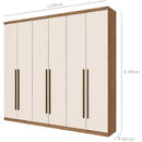 Roupeiro Henn Jade 6 Pts 3 Gvs - De210-106 - PC / 5