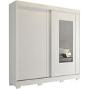 Roupeiro Panan Ilheus 100  Mdf 2pts 3 Gvs C/ Espelho - 40010091-0002 - PC / 4