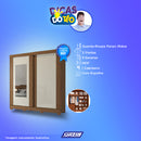Roupeiro Panan Ilheus 2pts 3 Gvs C/ Espelho - 40010091-0155 - PC / 4