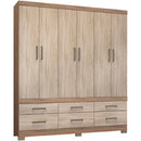 Roupeiro Demobile Veneto 6 Pts 6 Gvs - 66020-108 - PC / 3