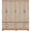 Roupeiro Demobile Veneto 6 Pts 6 Gvs - 66020-108 - PC / 3