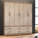 Roupeiro Demobile Veneto 6 Pts 6 Gvs - 66020-108 - PC / 3