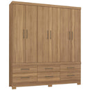 Roupeiro Demobile Veneto 6 Pts 6 Gvs - 66020-134 - PC / 3