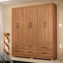 Roupeiro Demobile Veneto 6 Pts 6 Gvs - 66020-134 - PC / 3