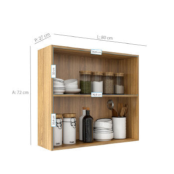 Armario Itatiaia New Jazz 2 Pts 80 Cm - 3600001598