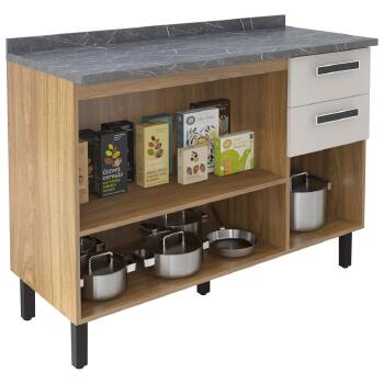 Balcao Itatiaia New Jazz 1.20 M 3 Pts 2 Gv C/tampo - 3600001606