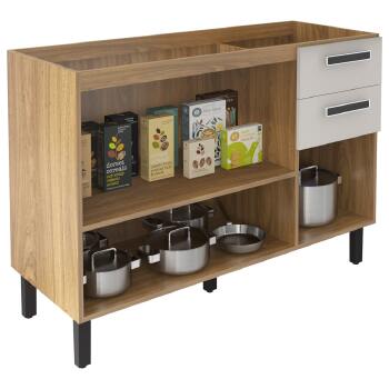 Balcao Pia Itatiaia New Jazz 1,20 M 3 Pts 2 Gv S/t - 3600001607