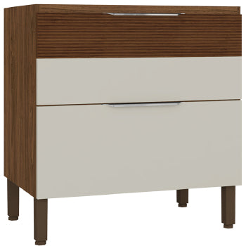 Balcao Kits Parana 80 Cm 1 Pt 1g C/ Tampo - 2623 - PC / 3