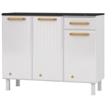 Balcao Telasul Diamante 3 Pts 1 Gv C/ Tampo - 818134-01 - PC / 2