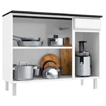 Balcao Telasul Diamante 3 Pts 1 Gv C/ Tampo - 818134-01 - PC / 2