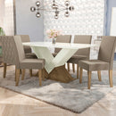 Conj Mesa Kappesberg  Ba35-frow C/ Tampo 180x90 Cm - Csj993fr-a016 - PC / 5