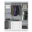 Roupeiro Santos Sonata 4 Pts 3gvs - 159766 - PC / 3
