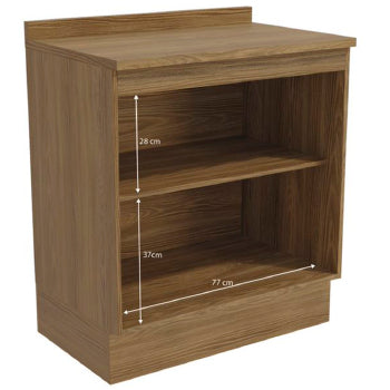 Balcao Kappesberg Botanic 80cm 2portas C/ Tampo Cb - Cb773-ngve - PC / 2