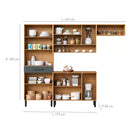 Conjunto Cozinha Itatiaia Veneza 4pecas C/tampo - PC / 4