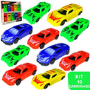 Kit 10 Carrinho De Brinquedo Coleção Presente Barato Criança