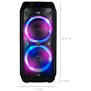 Caixa De Som Sumay 600w Rms Live Box Bluetooth - Sm-cap23