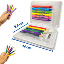 Maleta De Pintura Infantil Estojo Para Colorir 18 Peças