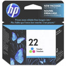 Cartucho De Tinta Hp  N  22 Tricolor - C9352ab