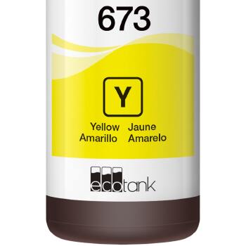 Refil P/tanque De Tinta Amarelo T673420-al Epson - T673420-al