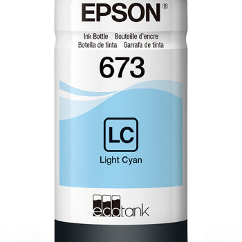 Refil P/tanque De Tinta Ciano Claro T673520-al Epson - T673520-al