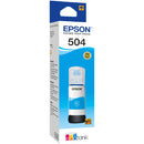 Refil Tanque Tinta Epson T504 Ciano L4150/60/6171 - T504220-al