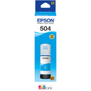 Refil Tanque Tinta Epson T504 Ciano L4150/60/6171 - T504220-al