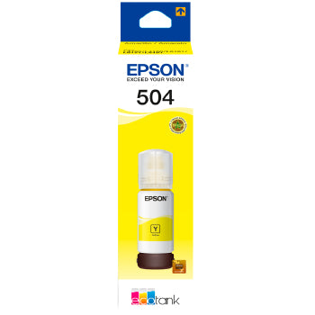 Refil Tanque Tinta Epson T504 Amarelo L4150/60/617 - T504420-al