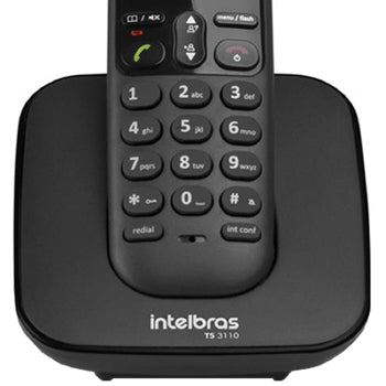 Telefone S/fio Intelbras Ts-3110 Base Dect 6.0 Ghz - 4123110