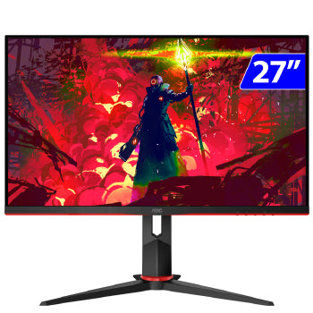 Monitor Aoc Gamer 27g2 27p 1vga 2hdmi 1dport 144hz - 27g2/bk