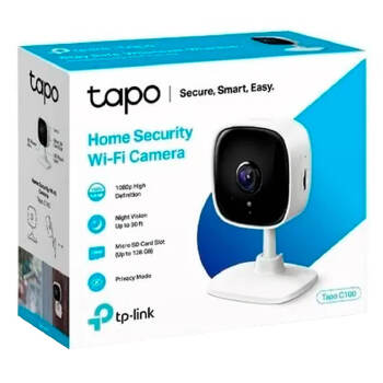 Camera De Seguranca Tp-link Tapo C100 Wifi Full Hd - Tapo C100