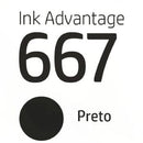 Cartucho De Tinta Hp 667 Preto - 3ym79ab