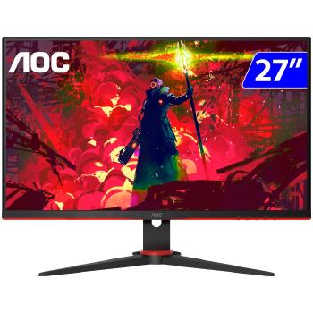 Monitor Gamer Aoc Sniper 27p 75hz Ips 1ms Adp-sync - 27g2he5