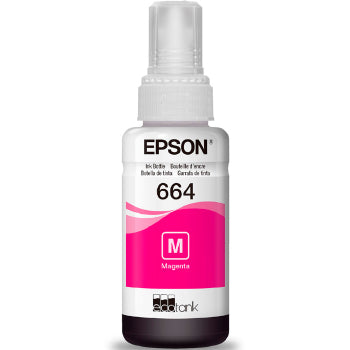 Kit Refil Epson T664 Preto/ciano/margenta/amarelo - T664520-br