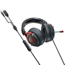 Headset Gamer Aoc Gh210 Stereo Usb P3 Led - Gh210ra1b/fg