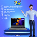 Notebook Samsung 15.6p Cel-6305 4gb 256gbssd W11 - Np550xda-kp3br
