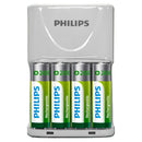 Carregador Philips Pilha Aa E Aaa C/4 Pilhas - Scb2445nb/59