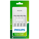 Carregador Philips P/pilha Aa E Aaa Usb - Scb3400nb/59