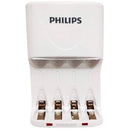 Carregador Philips P/pilha Aa E Aaa Usb - Scb3400nb/59