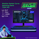 Monitor Gamer Samsung 21,5p Fhd 75hz Ips Vesa Hdmi - Lf22t350fhlmzd
