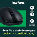Mouse Intelbras Msi55 Sem Fio  - 4290023
